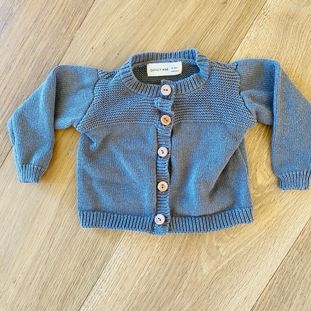Quincy Mae knit cardigan